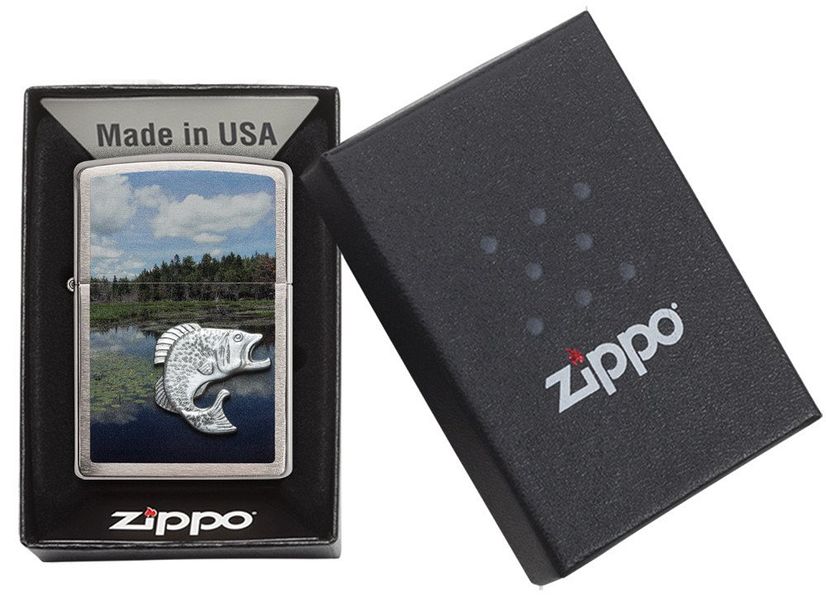 ZIPPO FISH IN LAKE